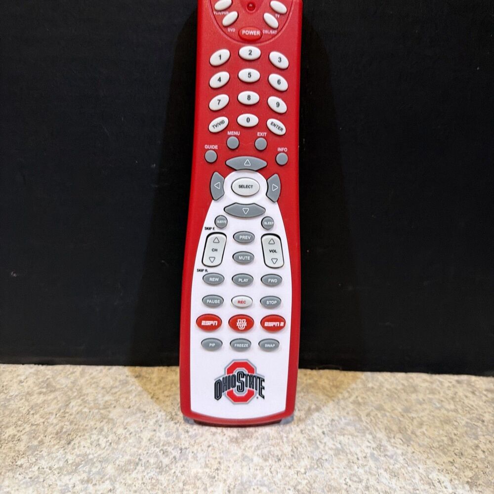 Ohio State University UNIVERSAL REMOTE CONTROL TV DVD VCR CABLE Used